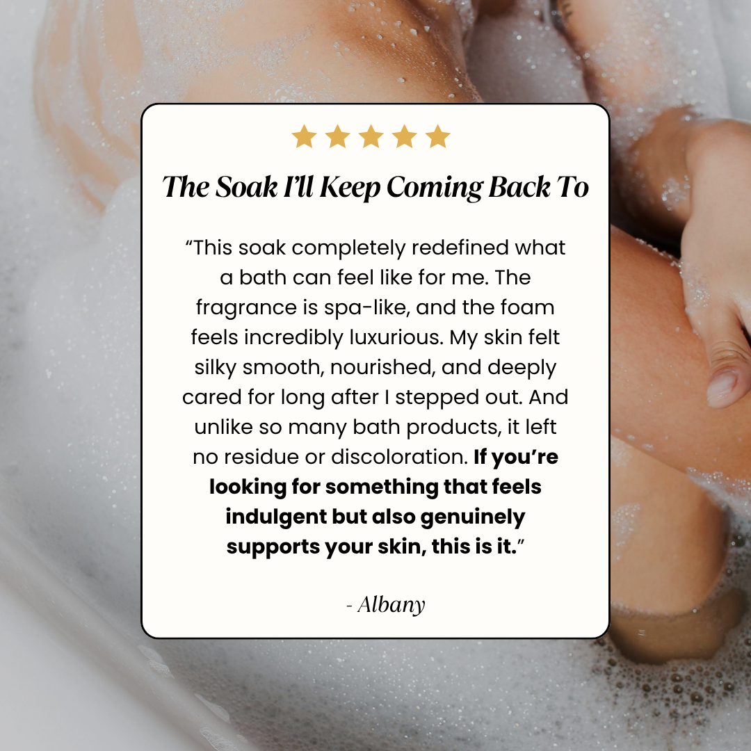 The Skincare Soak™ Luxury Foaming Bath Soak For Dry & Sensitive Skin